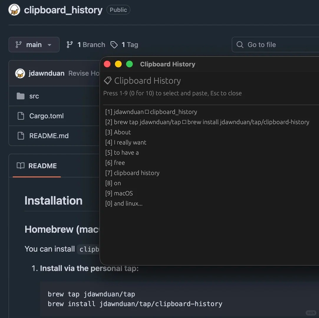 Clipboard History Demo