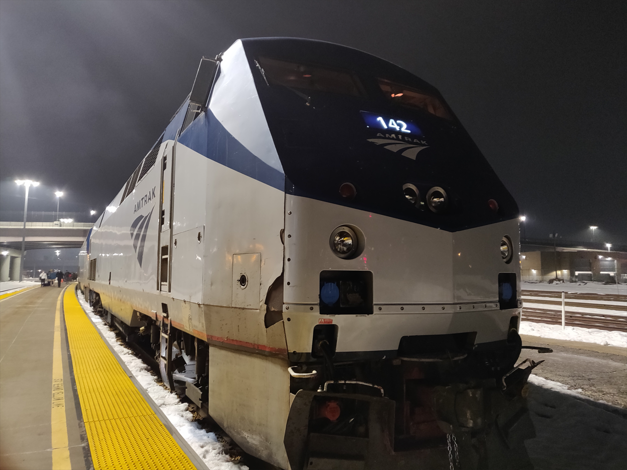 California Zephyr Train Head